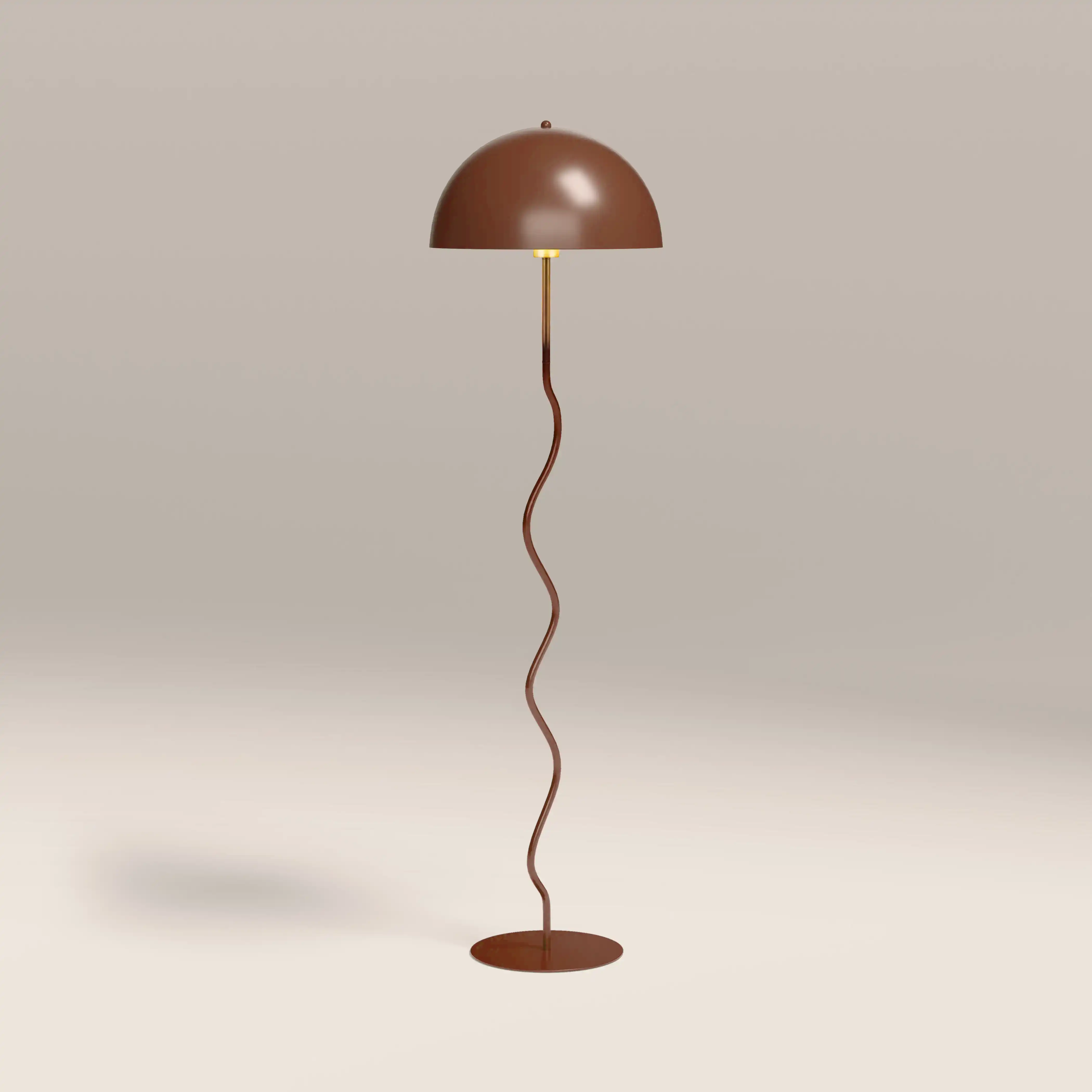Alani Floor Lamp | Rust Red - Image 2