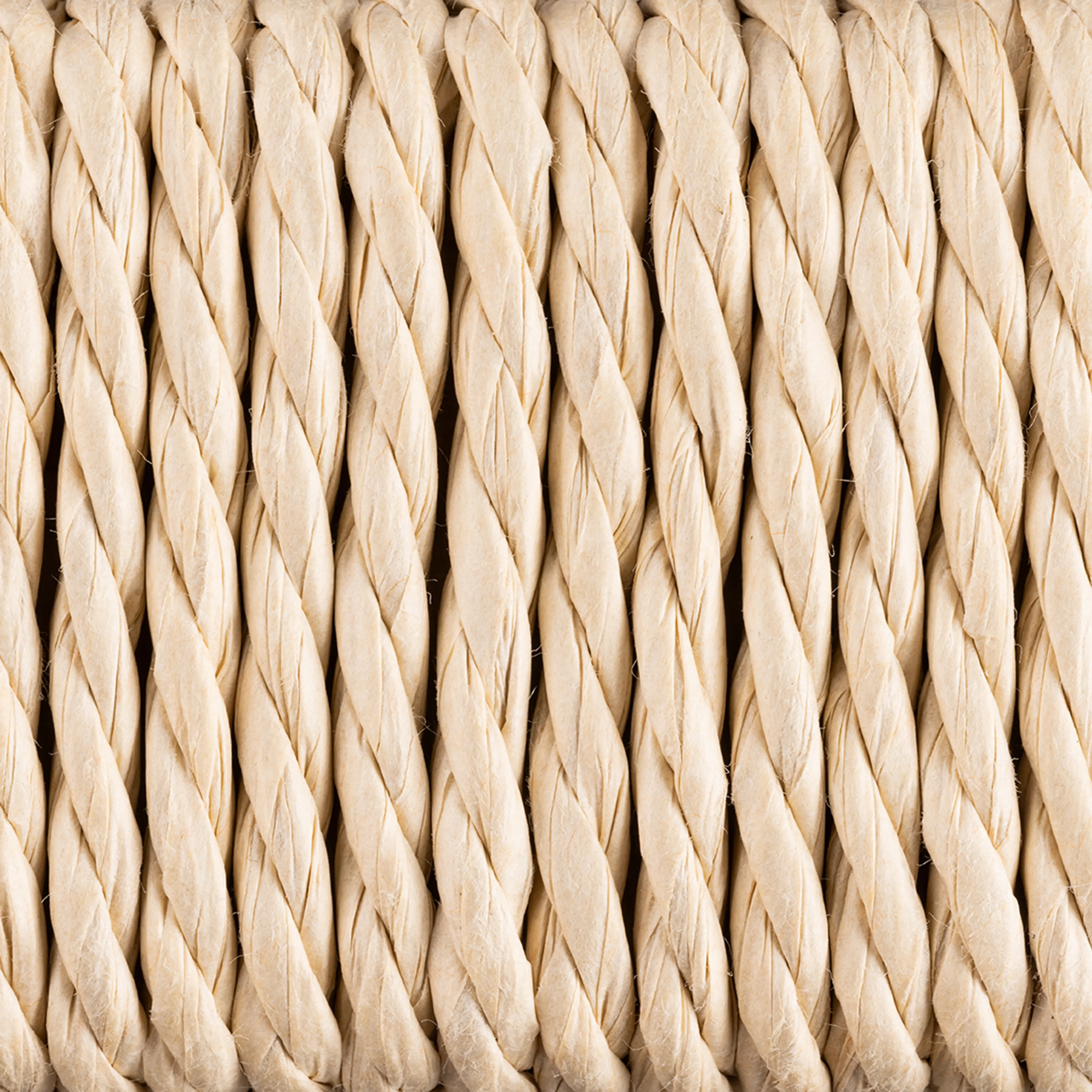 Alvin Wooden Low Stool | Natural Weave & Oak - Image 3