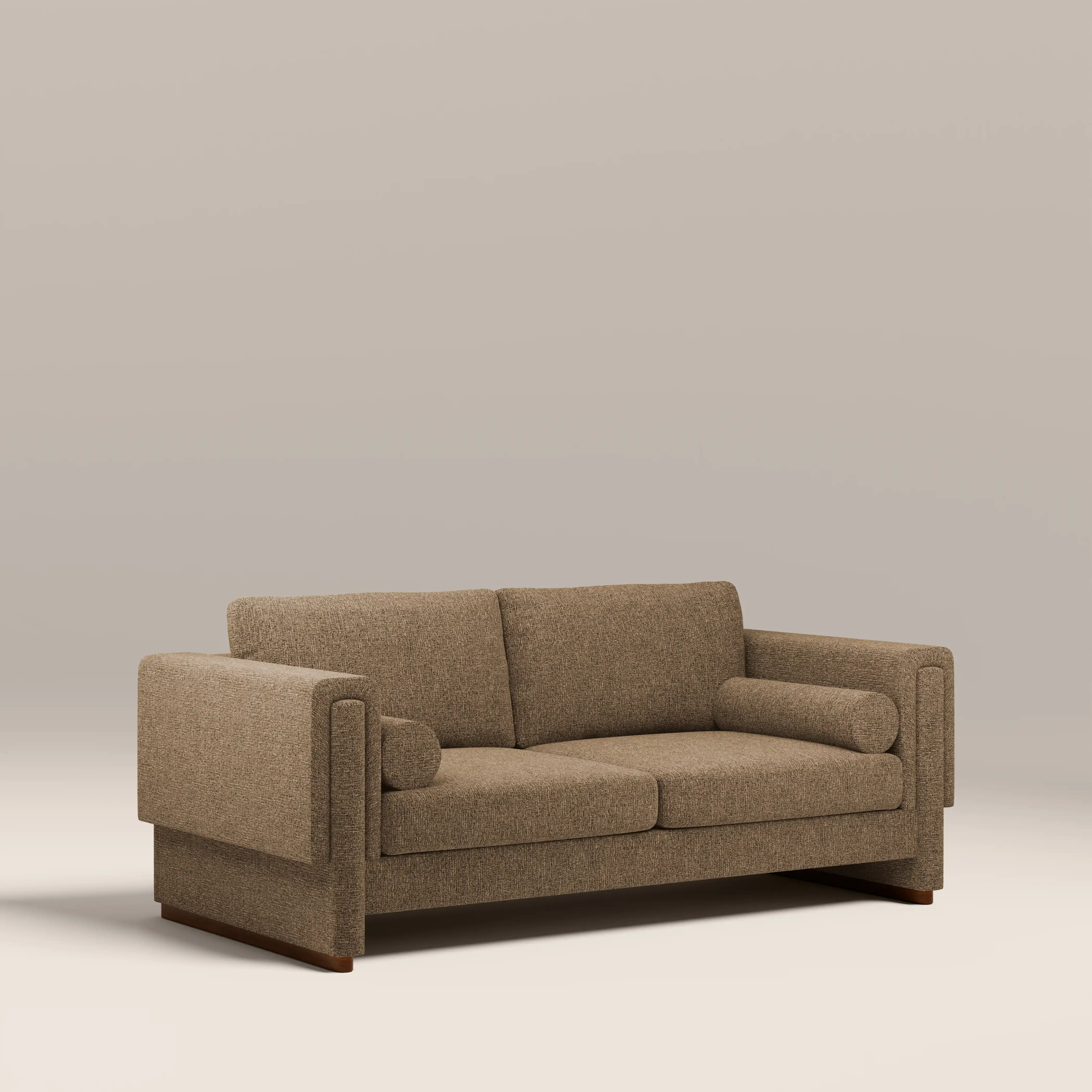 Ava 3 Seater Sofa | Speckled Cappuccino Boucle - Image 2