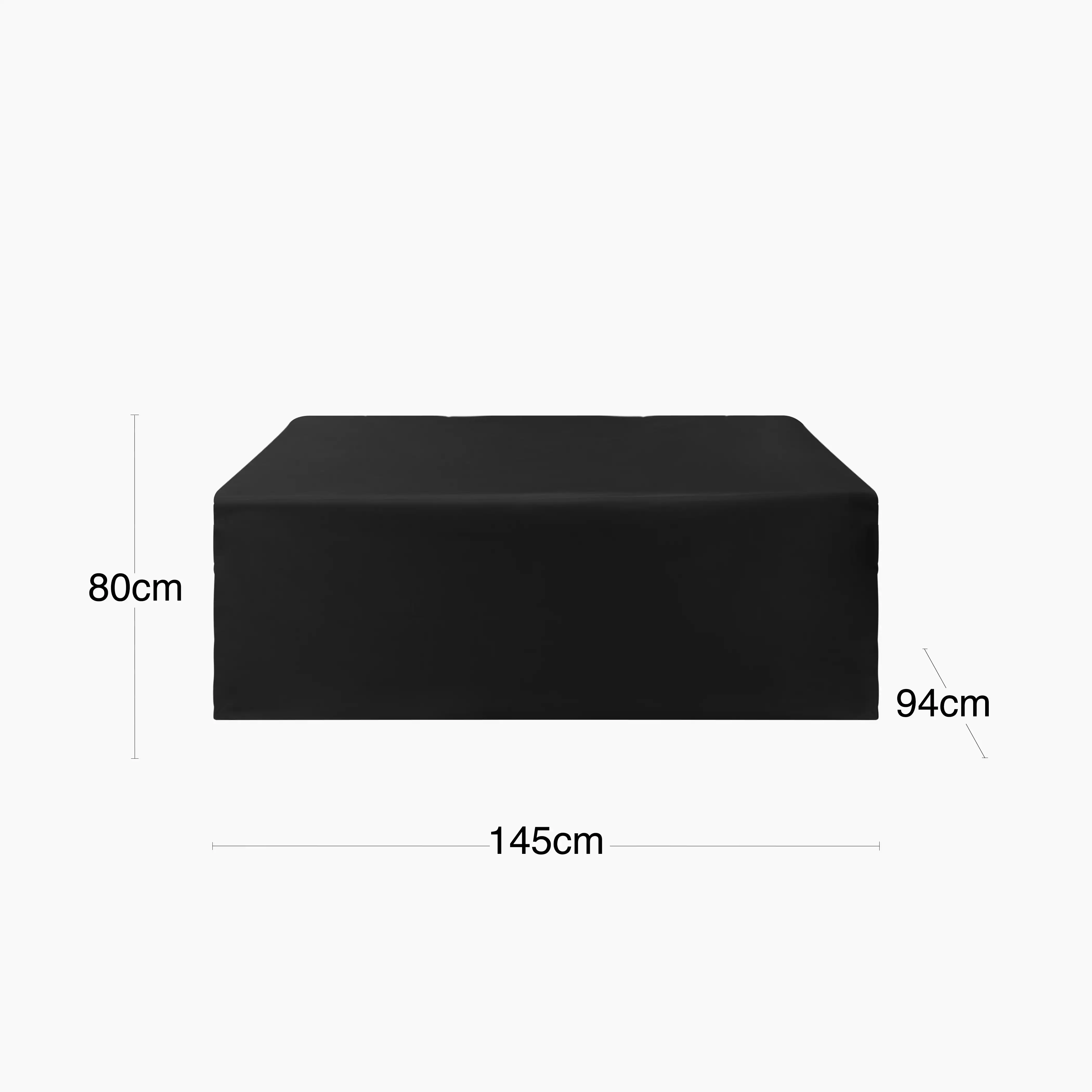 Enzo Garden Bistro Lounge Set Waterproof Cover | Black - Image 4