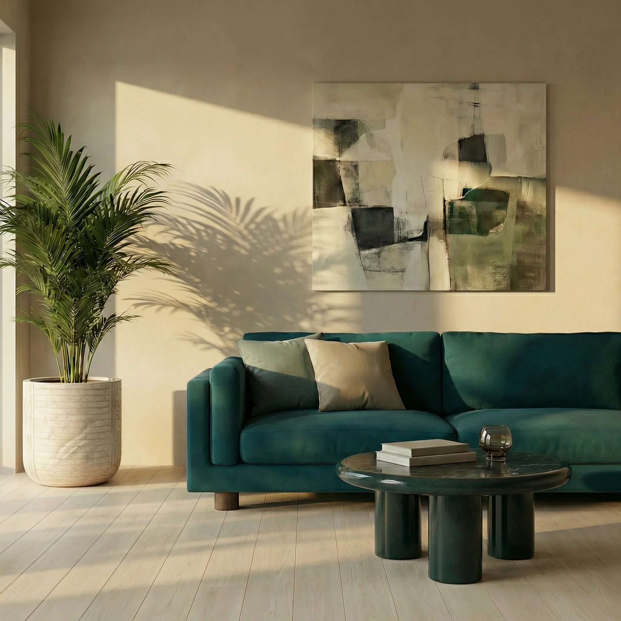 Halton 3 Seater Sofa | Teal Sustainable Velvet - Image 2
