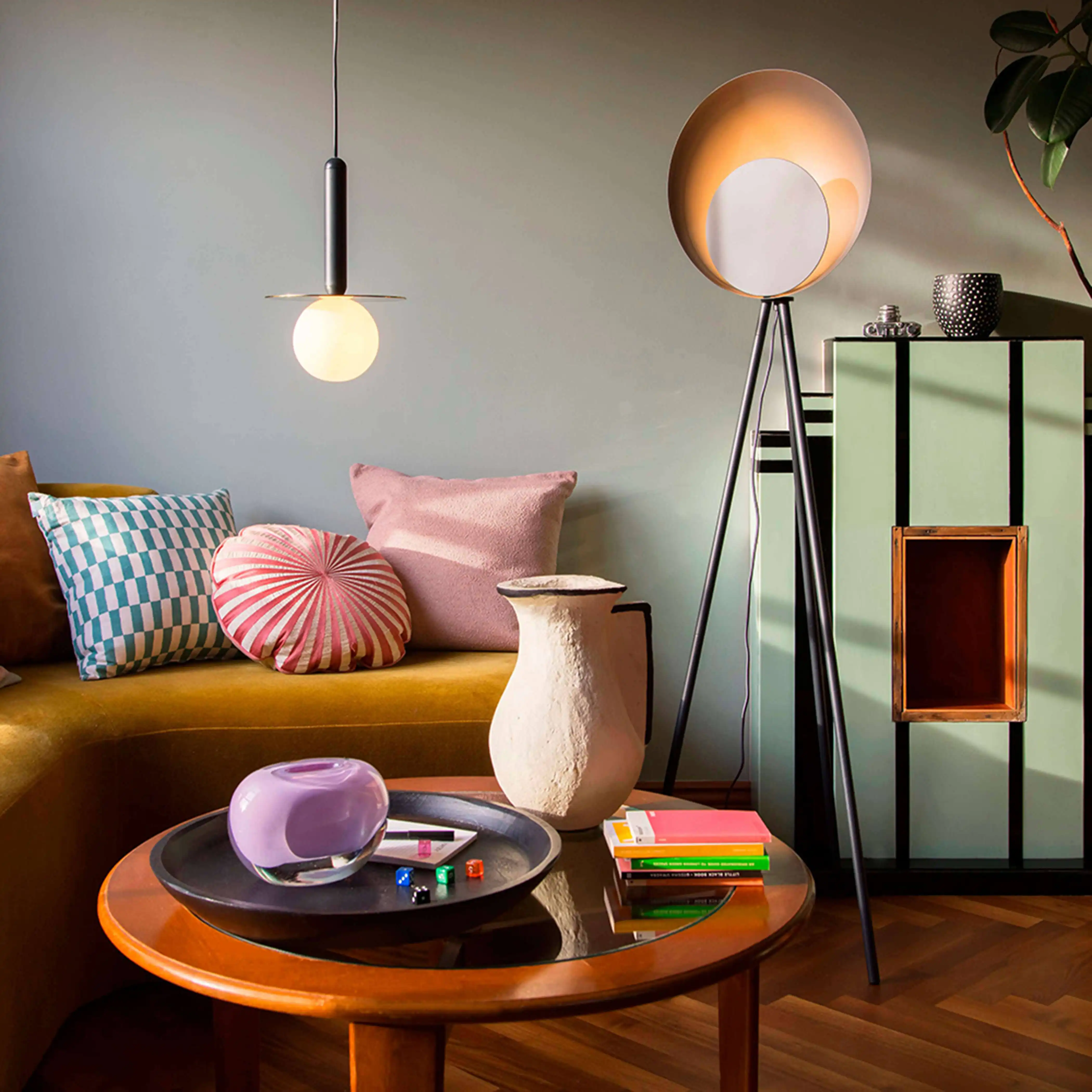 houseof Plate Pendant Light | Charcoal - Image 2