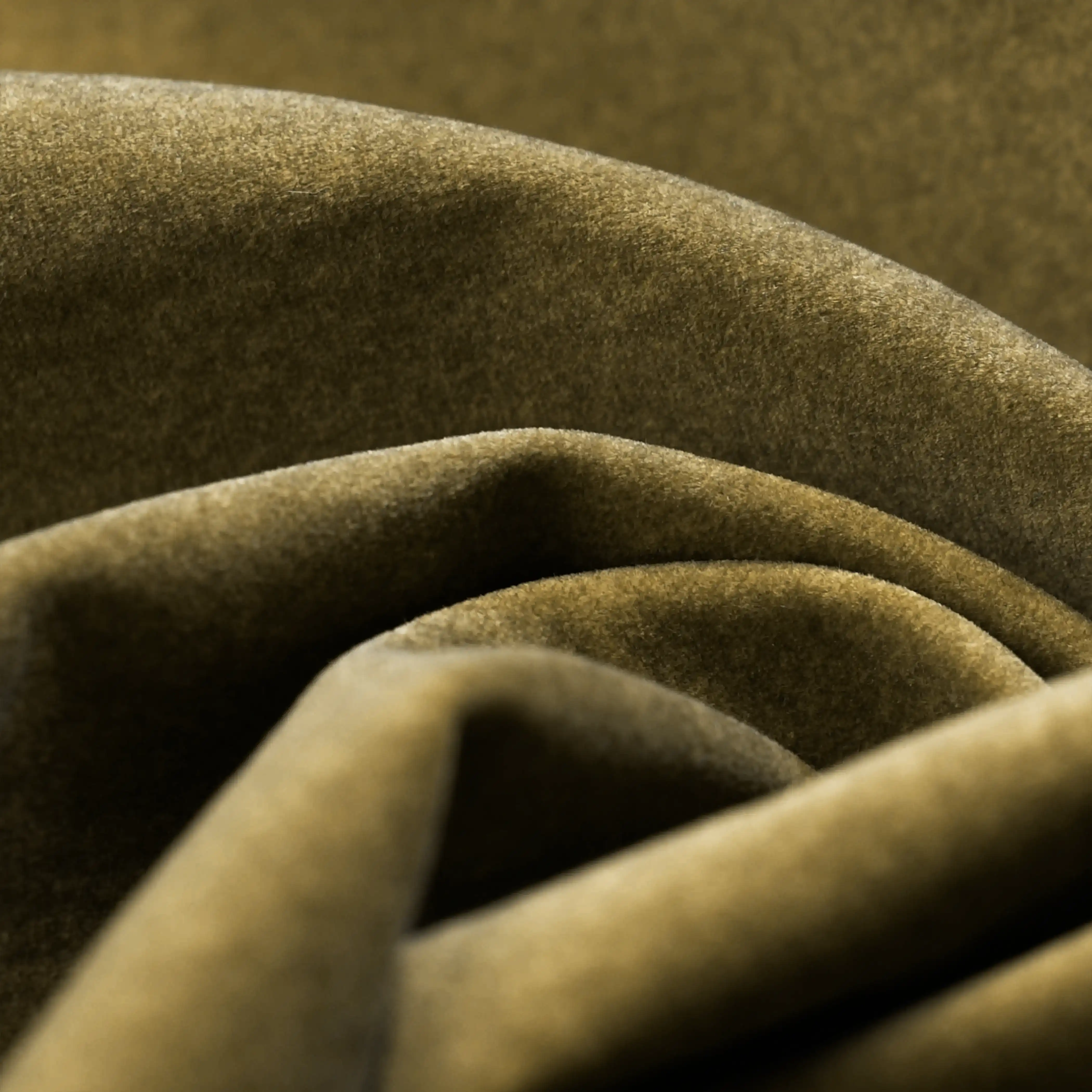 Nola 2 Seater Sofa | Moss Green Sustainable Mohair Velvet - Image 3