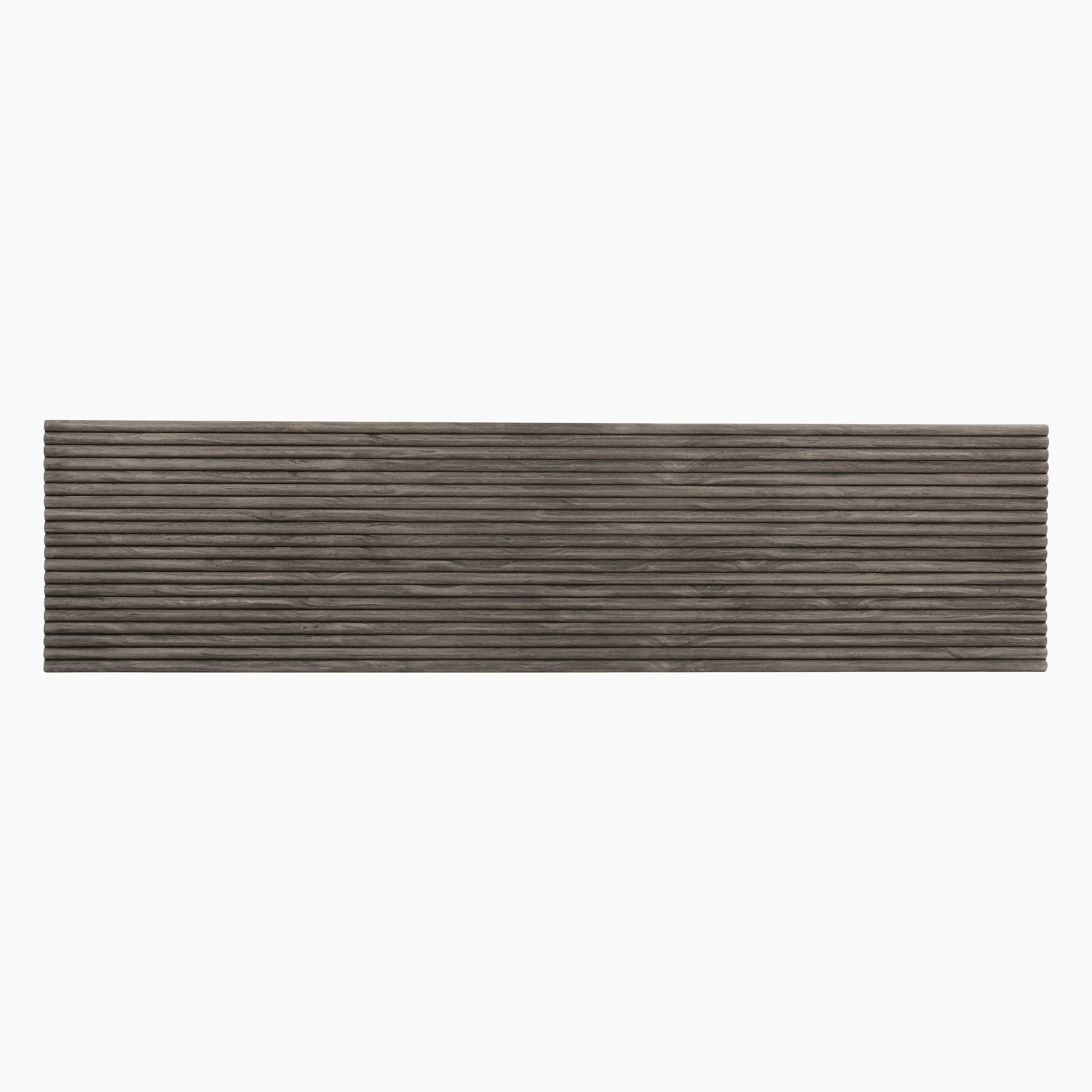 PLAANKED 3cm Flexible Ribbed Wall Panel | Smoked Black